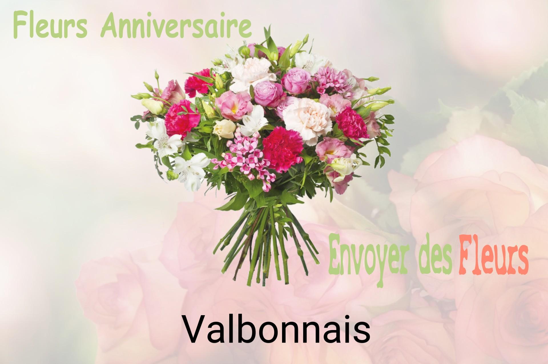 Bouquet de fleurs d’anniversaire livré à Valbonnais