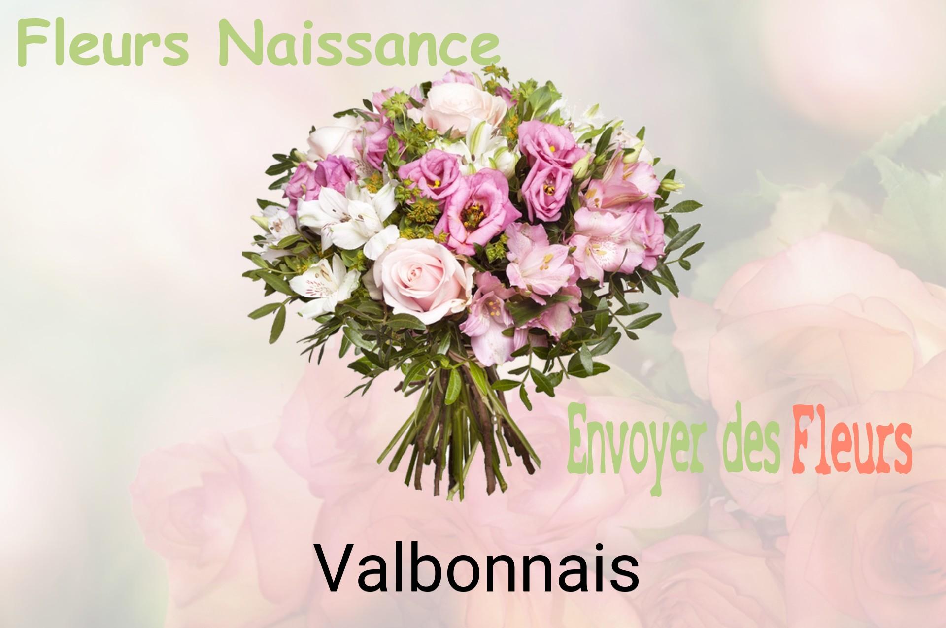 Bouquet de fleurs de naissance livré à Valbonnais